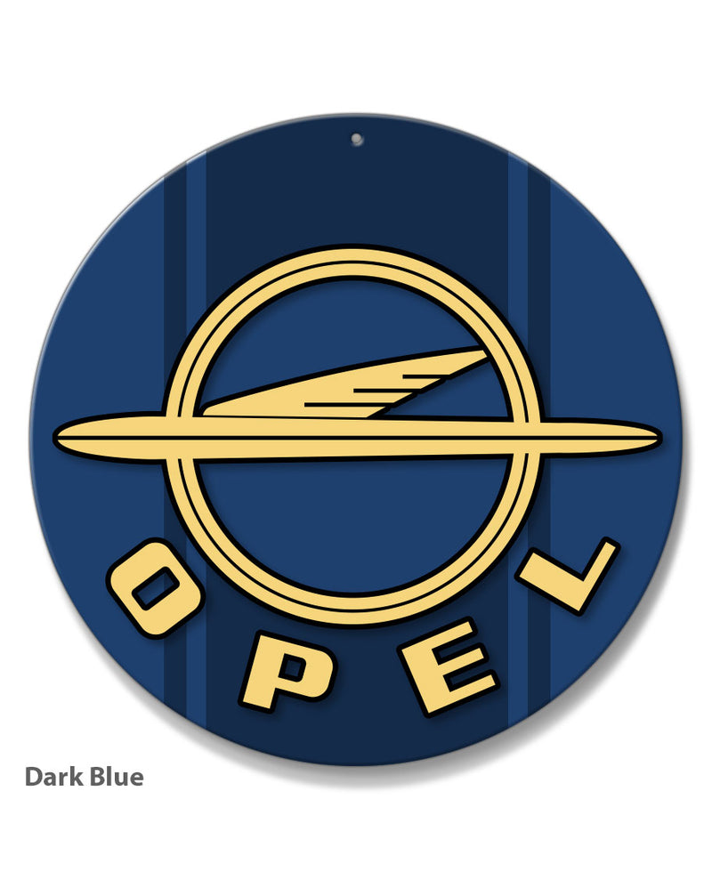 Opel 1954 - 1963 Emblem Round Aluminum Sign