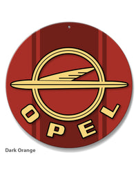 Opel 1954 - 1963 Emblem Round Aluminum Sign