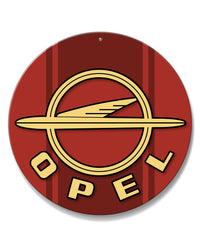 Opel 1954 - 1963 Emblem Round Aluminum Sign