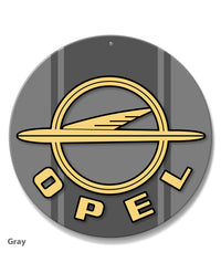 Opel 1954 - 1963 Emblem Round Aluminum Sign