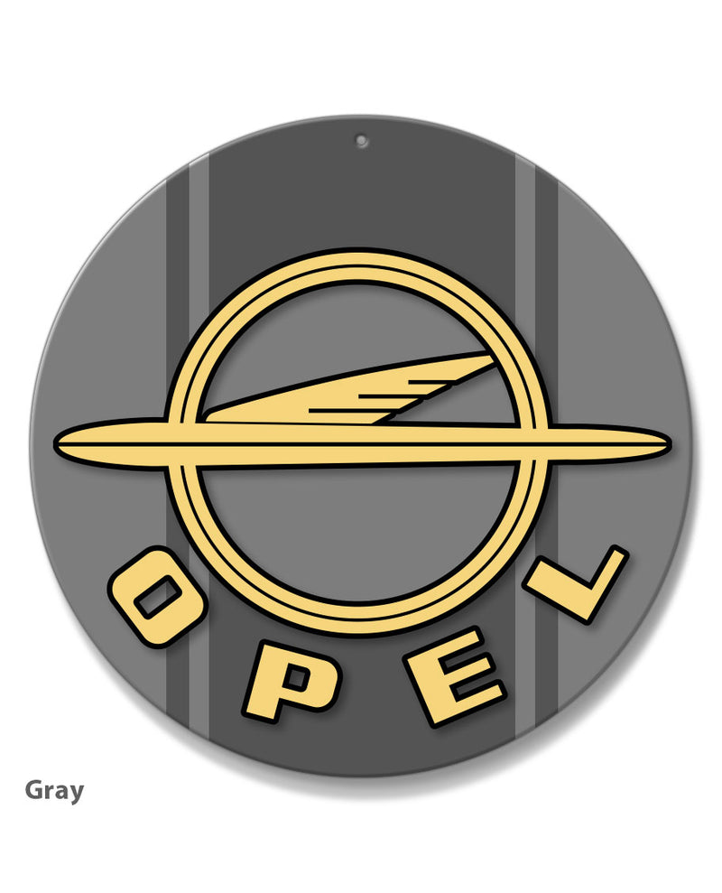 Opel 1954 - 1963 Emblem Round Aluminum Sign