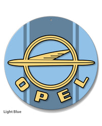 Opel 1954 - 1963 Emblem Round Aluminum Sign