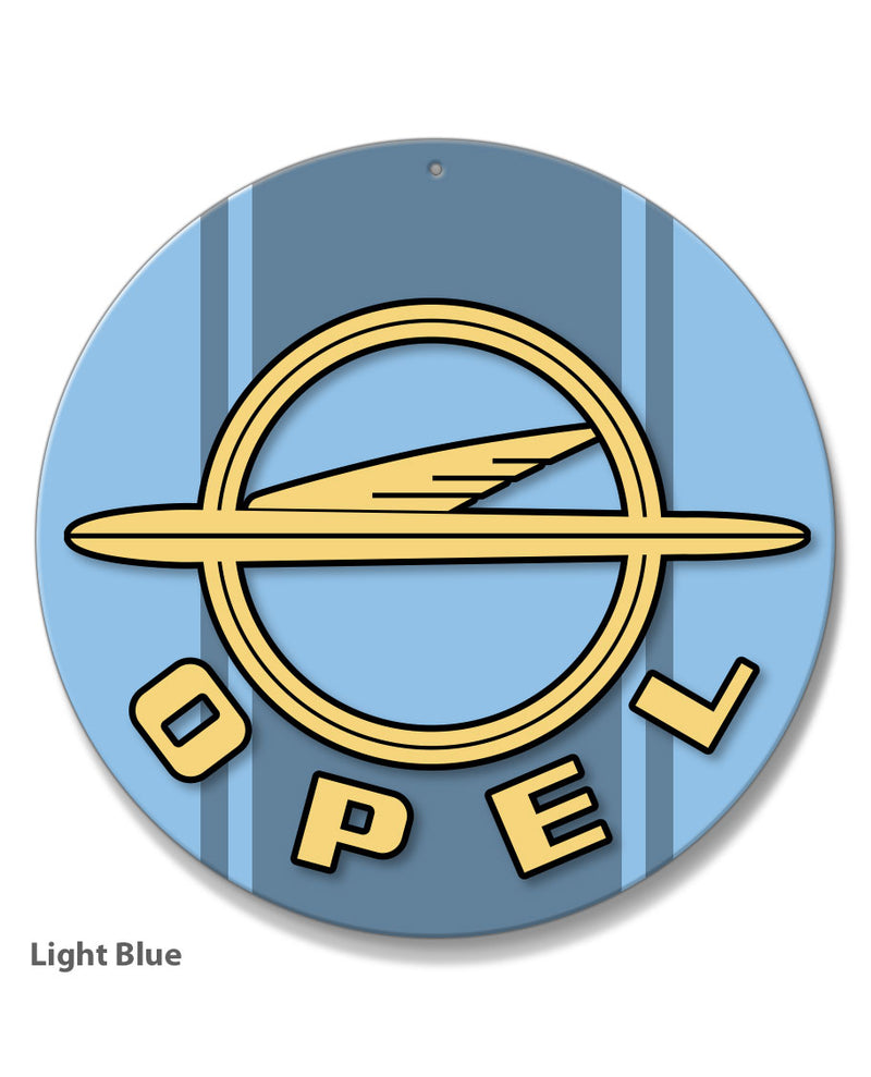 Opel 1954 - 1963 Emblem Round Aluminum Sign