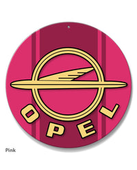 Opel 1954 - 1963 Emblem Round Aluminum Sign