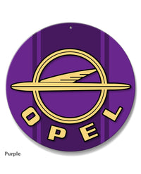 Opel 1954 - 1963 Emblem Round Aluminum Sign