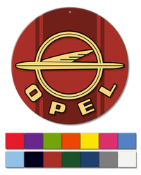 Opel 1954 - 1963 Emblem Round Aluminum Sign