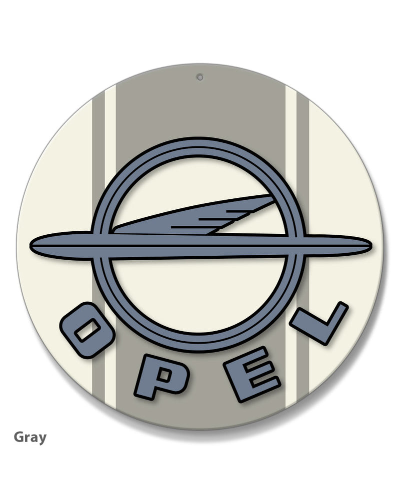 Opel 1954 - 1963 Emblem Round Aluminum Sign