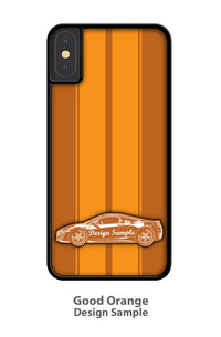1970 Dodge Challenger RT with Stripes Coupe Bulge Hood Smartphone Case - Racing Stripes