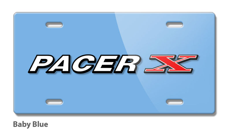 1975 - 1980 AMC Pacer X Emblem Novelty License Plate - Vintage Emblem