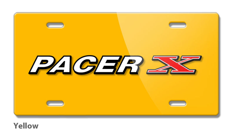 1975 - 1980 AMC Pacer X Emblem Novelty License Plate - Vintage Emblem