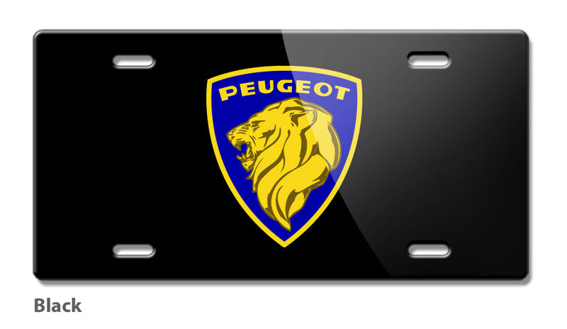 Peugeot Badge Emblem Novelty License Plate - Vintage Emblem