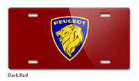 Peugeot Badge Emblem Novelty License Plate - Vintage Emblem