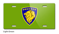 Peugeot Badge Emblem Novelty License Plate - Vintage Emblem