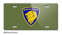 Peugeot Badge Emblem Novelty License Plate - Vintage Emblem