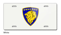 Peugeot Badge Emblem Novelty License Plate - Vintage Emblem