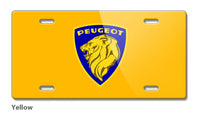 Peugeot Badge Emblem Novelty License Plate - Vintage Emblem