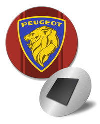 Peugeot Emblem Round Fridge Magnet