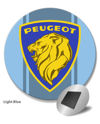 Peugeot Emblem Round Fridge Magnet