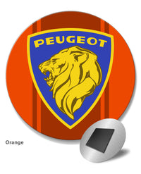 Peugeot Emblem Round Fridge Magnet