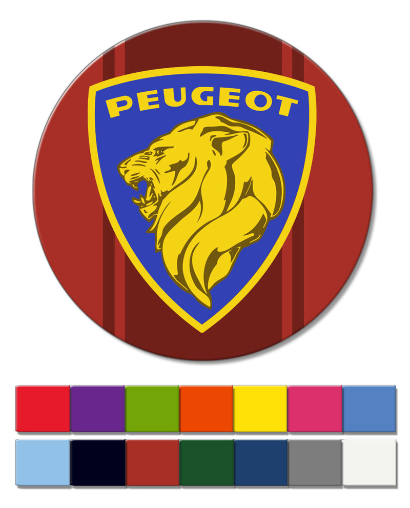 Peugeot Emblem Round Fridge Magnet