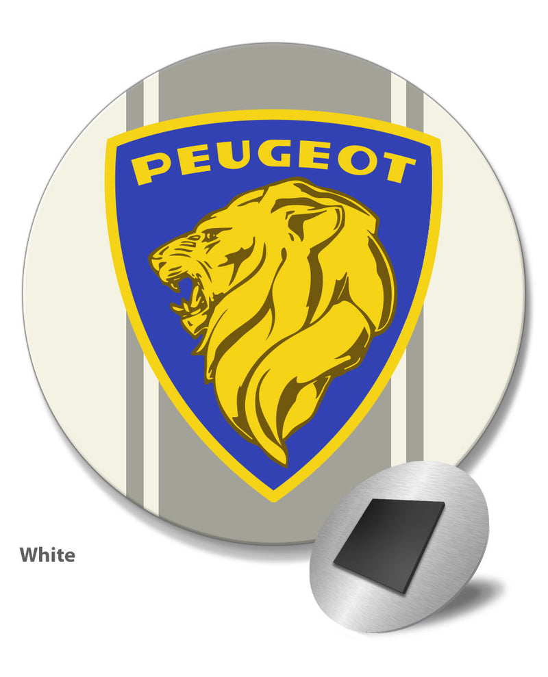 Peugeot Emblem Round Fridge Magnet