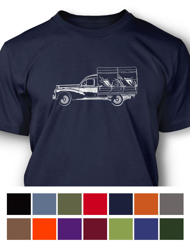 Peugeot 203 1948 - 1960 Pickup T-Shirt - Men - Side View