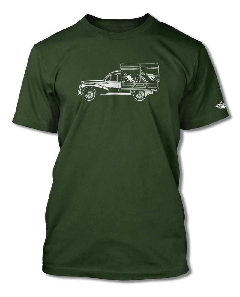 Peugeot 203 1948 - 1960 Pickup T-Shirt - Men - Side View