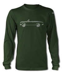 Lt. Columbo's Peugeot 403 Convertible 1959 T-Shirt - Long Sleeves - Side View