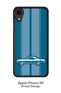 Plymouth Barracuda 1967 Coupe Smartphone Case - Racing Stripes