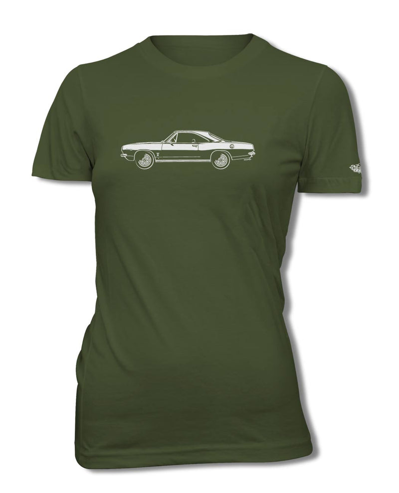 1967 Plymouth Barracuda Coupe T-Shirt - Women - Side View