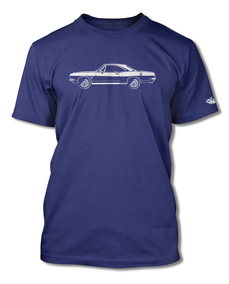 1968 Plymouth Barracuda Coupe T-Shirt - Men - Side View