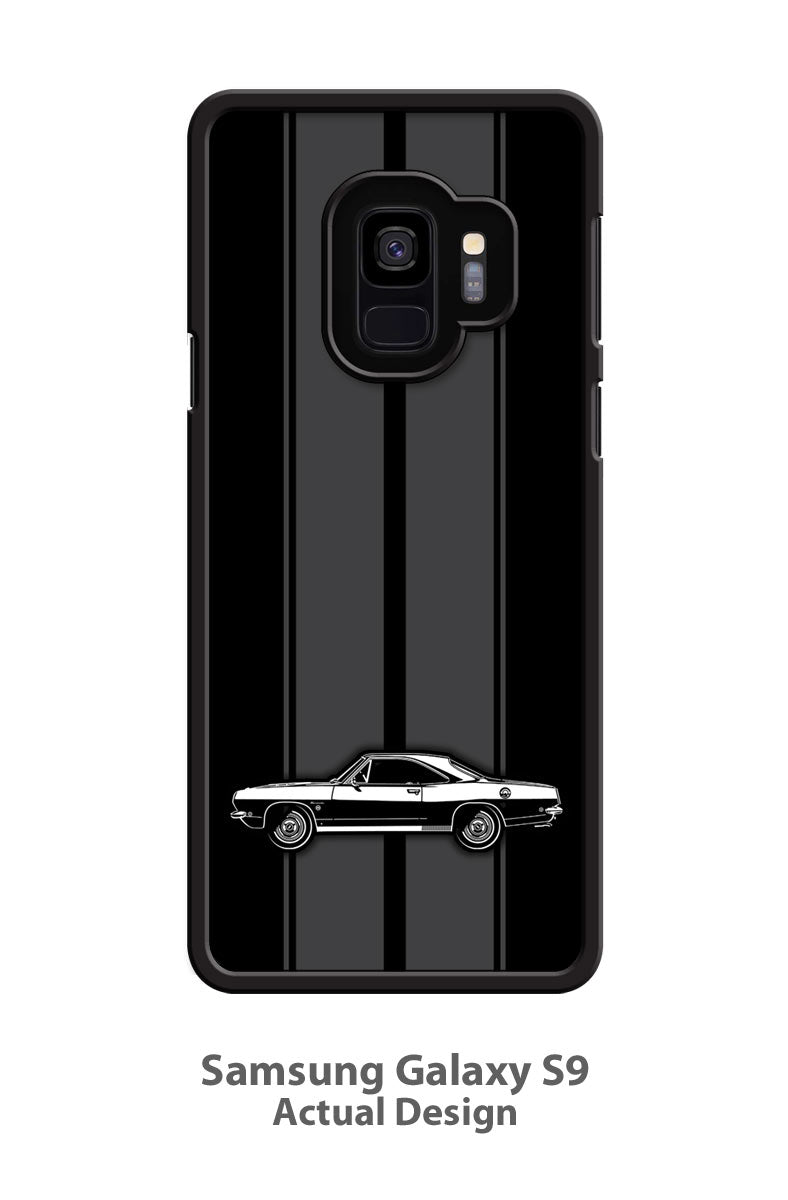 Plymouth Barracuda 1968 Coupe Smartphone Case - Racing Stripes