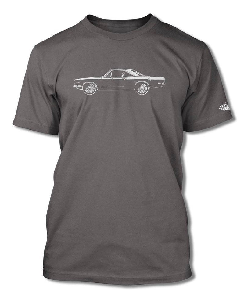 1969 Plymouth Barracuda Coupe T-Shirt - Men - Side View