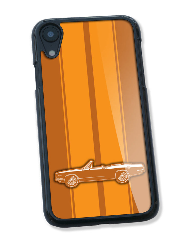 1969 Plymouth Barracuda Convertible Smartphone Case - Racing Stripes