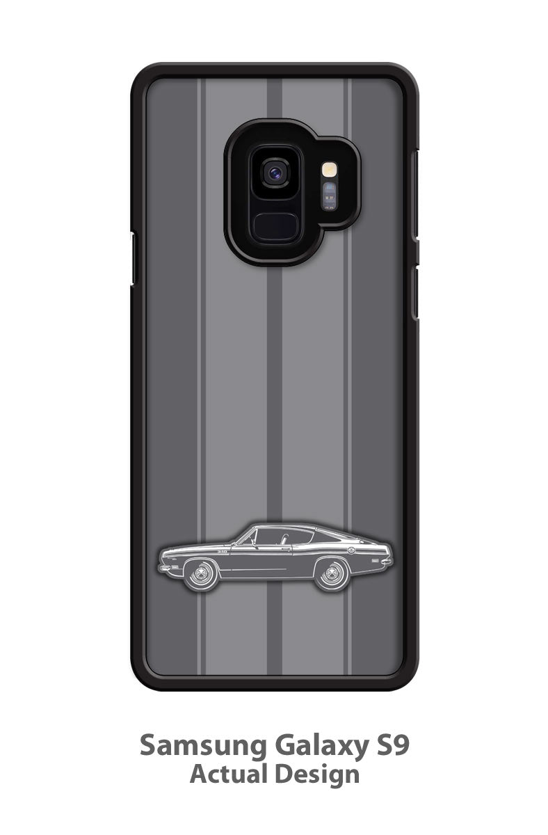Plymouth Barracuda 1969 Fastback 340 Smartphone Case - Racing Stripes