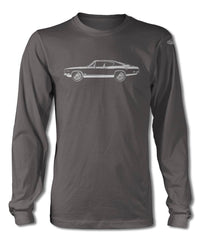 1969 Plymouth Barracuda 'Cuda 340 Fastback T-Shirt - Long Sleeves - Side View
