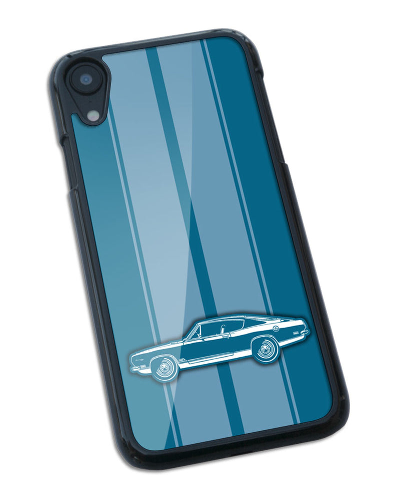 1969 Plymouth Barracuda 'Cuda 383 Fastback Smartphone Case - Racing Stripes