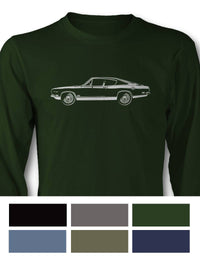 Plymouth Barracuda 1969 Fastback 'Cuda 440 Long Sleeve T-Shirt - Side View