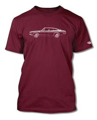 1969 Plymouth Barracuda 383 Fastback T-Shirt - Men - Side View