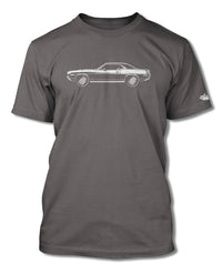 1970 Plymouth Barracuda 'Cuda 340 Coupe T-Shirt - Men - Side View
