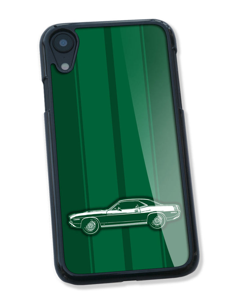 1970 Plymouth Barracuda 'Cuda 340 Coupe Smartphone Case - Racing Stripes