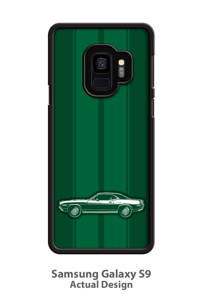 Plymouth Barracuda 'Cuda 1970 Coupe 340 Smartphone Case - Racing Stripes