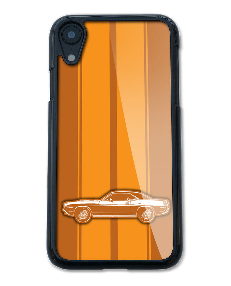 1970 Plymouth Barracuda 'Cuda 440 Coupe Smartphone Case - Racing Stripes