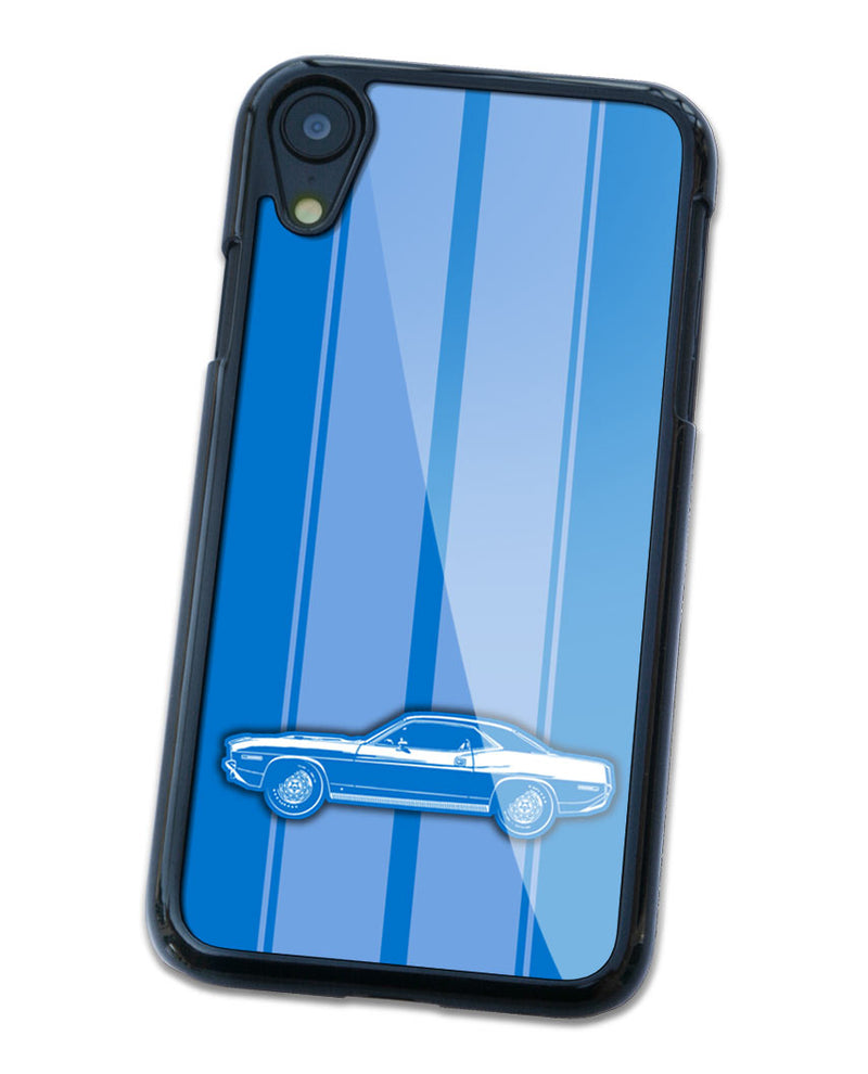 1970 Plymouth Barracuda 'Cuda Coupe Smartphone Case - Racing Stripes