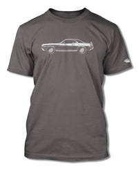 1970 Plymouth Barracuda 'Cuda 426 HEMI Coupe T-Shirt - Men - Side View