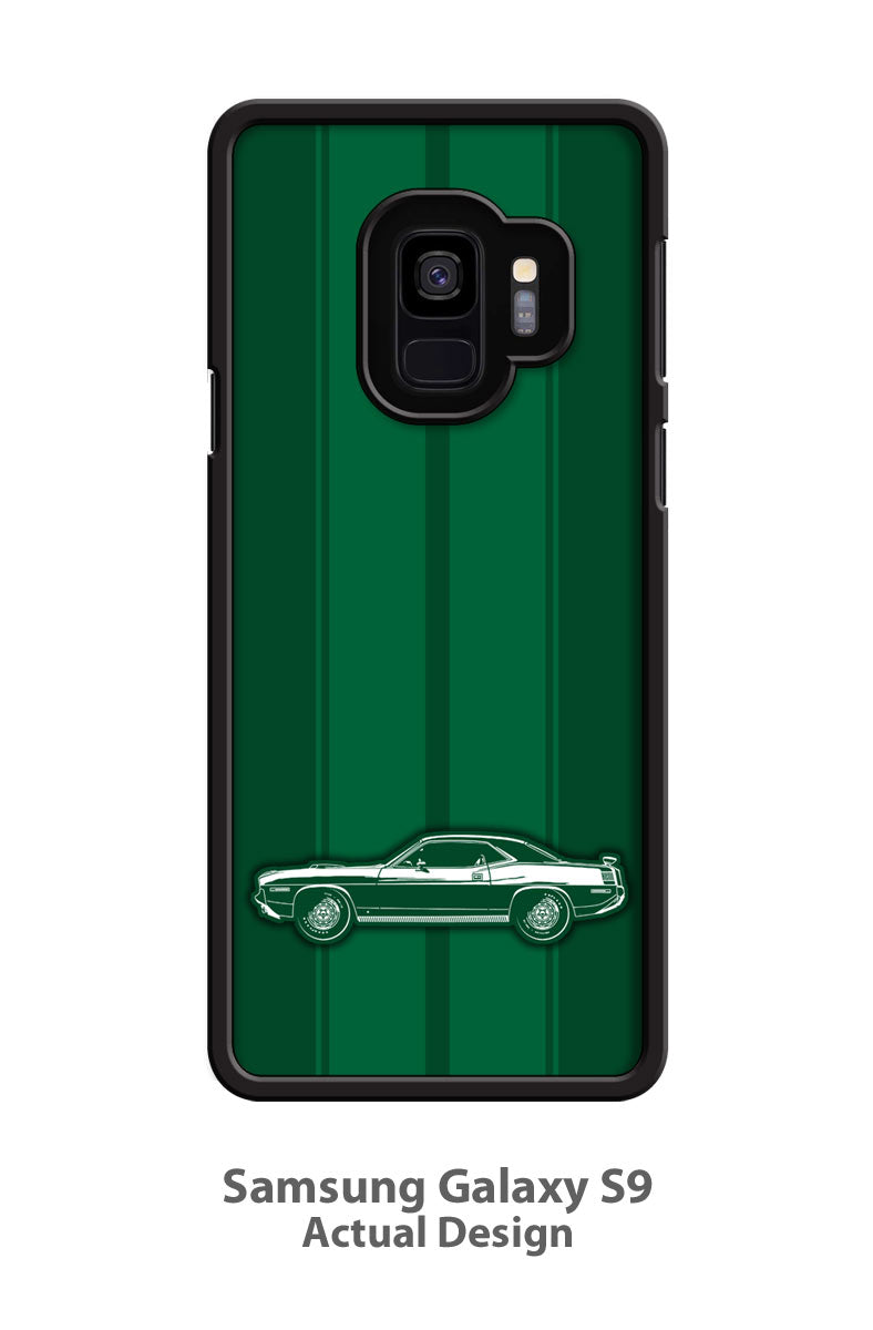 Plymouth Barracuda 'Cuda 1970 Coupe HEMI Smartphone Case - Racing Stripes