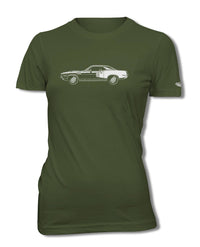1971 Plymouth Barracuda 'Cuda 340 Coupe T-Shirt - Women - Side View