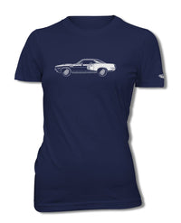 1971 Plymouth Barracuda 'Cuda 340 Coupe T-Shirt - Women - Side View