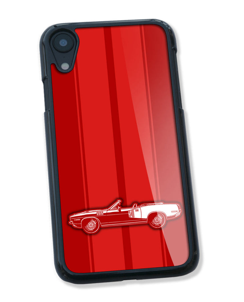 1971 Plymouth Barracuda 'Cuda 340 Convertible Smartphone Case - Racing Stripes