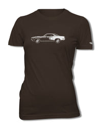 1971 Plymouth Barracuda 'Cuda 383 Coupe T-Shirt - Women - Side View